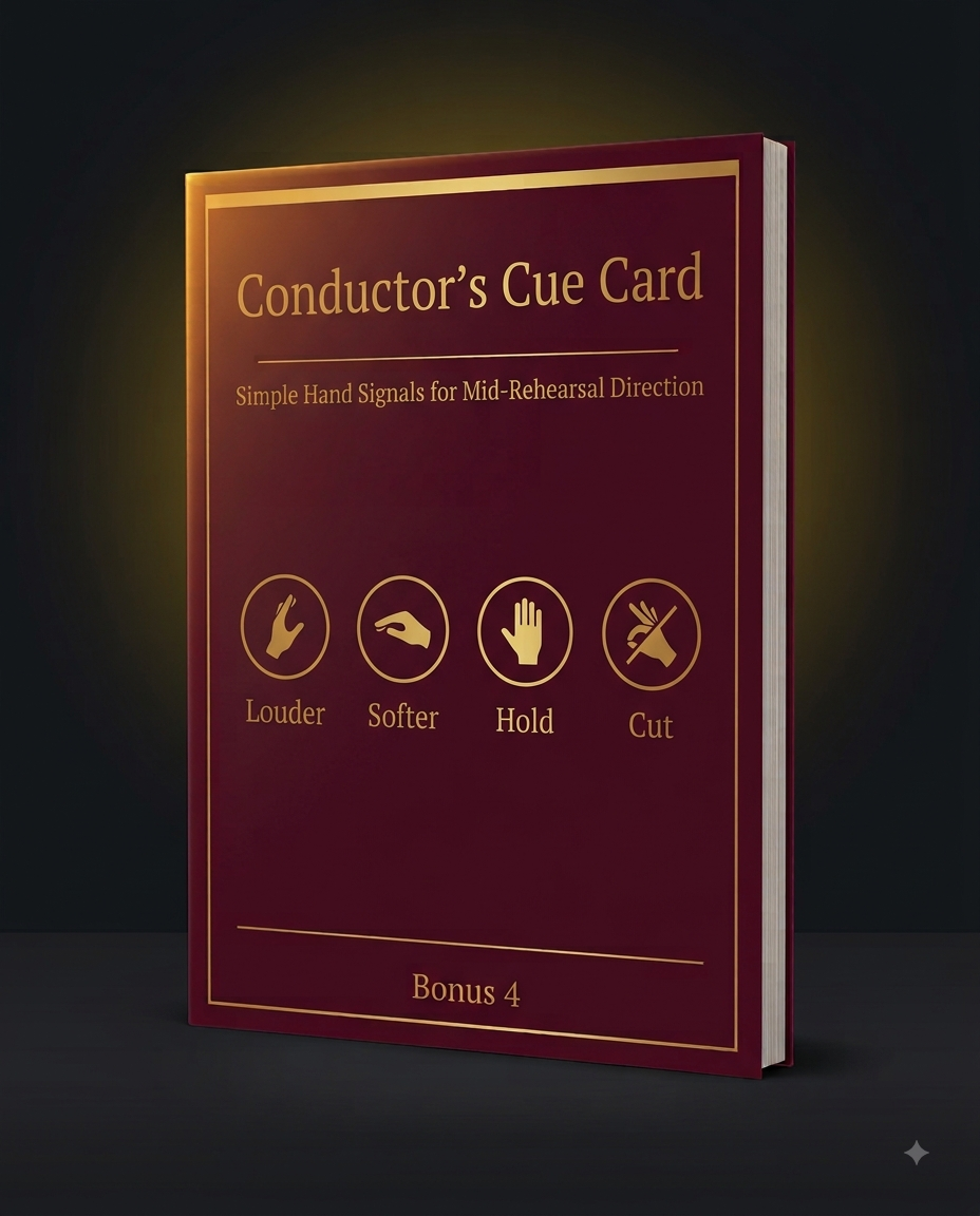 Conductor's Cue Card